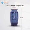 The Ocean Blue Fire-Glazed Tall Flared Ceramic Vase from Bat Trang Ceramics combines timeless and enchanting style, making it a perfect pottery vase for home decoration and an ideal housewarming gift.






The Ocean Blue Fire-Glazed Tall Flared Ceramic Vase from Bat Trang Ceramics combines timeless and enchanting style, making it a perfect pottery vase for home decoration and an ideal housewarming gift.