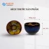 Fire-Glazed Flower Inner Tea Cup, Bat Trang Ceramics, Ceramic Tea Cup, Unique Fire-Glazed Ceramic Cup, Vietnamese Ceramics, Handmade Ceramics