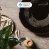 Chestnut Brown Fire-Glazed Flower Plate, Diameter 26cm,Bat Trang Ceramics, Ceramic Plate, Handmade Ceramics, Vietnamese Ceramics, Exquisite GiftsChestnut Brown Fire-Glazed Flower Plate, Diameter 26cm,Bat Trang Ceramics, Ceramic Plate, Handmade Ceramics, Vietnamese Ceramics, Exquisite Gifts