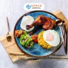 Đĩa Tròn Kim Cương Men Xanh Hỏa Biến, Gốm Sứ Bát Tràng Cao Cấp, Khay Tròn Phẳng, Đĩa Gốm Đa Dụng, Khay Gốm Đựng Ly, Đồ Gốm Thủ Công Việt Nam