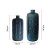 "Indigo" Craquelure Glaze Ceramic Vase, Mysterious And Enchanting Indigo, Flower Vase, Abstract Vase, Art Vase, Tan Van Ceramics, Housewarming Gift
