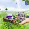 Mantra Blueberry Kombucha: A 185ml bottle of craft kombucha, naturally fermented tea with a balanced sweet and sour taste, perfect for health and a healthy gift.