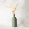 Bình Men Nhám "Quandoi" Màu Xanh Khaki, Điểm Nhấn Cổ Điển Cho Không Gian, Gốm Tân Vạn Cao Cấp, Bình Gốm Nghệ Thuật, Bình Hoa Trừu Tương, Quà Tân Gia