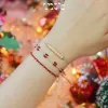 Hộp Quà Vòng Tay Miyuki Hoa Cúc Đơn Sắc Được Làm Thủ Công Từ Hạt Cườm Cao Cấp, Tạo Nên Một Món Quà Giáng Sinh Ý Nghĩa Cho Người Yêu Thương