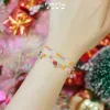 Hộp Quà Vòng Tay Miyuki Hoa Cúc Nhiều Màu Được Làm Thủ Công Từ Hạt Cườm Cao Cấp, Tạo Nên Một Món Quà Giáng Sinh Ý Nghĩa Cho Người Yêu Thương