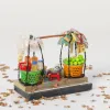 Nam châm tủ lạnh Gánh Bánh Tráng Trộn trong BST Xe đầy hàng rong Sài Gòn dùng để trang trí nhà cửa, là món quà lưu niệm độc đáo, mang đậm dấu ấn Việt Nam