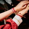 Set Vòng Tay Giáng Sinh "Tình Bạn", Chính Là Món Quà Tặng Giáng Sinh Rực Rỡ Với Những Chiếc Vòng Tay Len Nghệ Thuật Được Đan Thủ Công Tỉ Mỉ