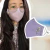 The Hydrangea Embroidery Linen Face Mask features a charming floral pattern, adjustable straps, and a 3-ply design, making it a beautifully crafted, handmade floral face mask that combines style and functionality