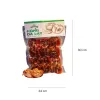Da Lat Dried Specialties 500g pack, offering a delightful mix of sweet and savory treats like dried persimmons and chewy sweet potato, the perfect healthy snacks that showcase the essence of Vietnamese specialties with natural, nutritious dried fruits.