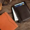 The Personalized Leather Card Holder is a luxury men's wallet with 4 compartments, crafted by hand as a perfect gift for him and a standout piece of artisan accessories.The Personalized Leather Card Holder is a luxury men's wallet with 4 compartments, crafted by hand as a perfect gift for him and a standout piece of artisan accessories.