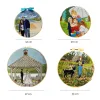 The Personalized Two People & Full Background Embroidery Frame is a memorable handmade canvas embroidery set, making it a unique personalized gift perfect for weddings and other special occasions