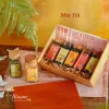 Celebrate the Lunar New Year with "The Fragrance Of Tet" Gift Box, an authentic Vietnamese Tet gift box featuring special spices, elegantly presented in a premium bamboo gift box, making it the perfect corporate Tet gift set