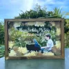 Personalized Photo And Pressed Flower Frame (Max 2 Photos), Handcrafted Keepsake Frames, Thoughtful Gift Frame, Personalized Present Idea, Unique Gift