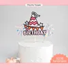 Bộ ghim trang trí bánh kem hình mũ chóp độc đáo, kết hợp với phụ kiện trang trí thủ công sẽ tạo nên chiếc bánh sinh nhật rực rỡ, thật đặc biệt
