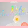 Set Phụ Kiện Hoa Cúc Và Chữ Trang Trí Bánh Kỷ Niệm Được Thiết Kế Theo Yêu Cầu Để Phù Hợp Với Dịp Kỷ Niệm Của Bạn, Quá Lý Tưởng Để Làm Một Phụ Kiện Trang Trí Bánh Kem Phong Cách Hàn Quốc Hay Món Đồ Thủ Công Cá Nhân Hóa