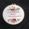 The Personalized Flower and Message Embroidery Frame, meticulously handcrafted to bring joy and heartfelt wishes, makes a thoughtful and meaningful personalized gift for any occasion
