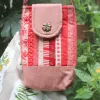 The Magpie Robin Phone Bag, with its vibrant and vintage colors, is a charming handmade patchwork phone pouch, doubling as a mini crossbody bag and making it a perfect vintage handmade accessory and thoughtful gift for herThe Magpie Robin Phone Bag, with its vibrant and vintage colors, is a charming handmade patchwork phone pouch, doubling as a mini crossbody bag and making it a perfect vintage handmade accessory and thoughtful gift for her