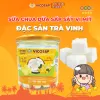 Sữa Chua Dừa Sáp Vị Trái Cây, lọ 60g, với hương vị đặc sản ngon lành, là sữa chua sấy khô cao cấp, sản phẩm từ dừa sáp, đặc sản Trà Vinh