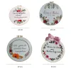 The Personalized Flower and Message Embroidery Frame, meticulously handcrafted to bring joy and heartfelt wishes, makes a thoughtful and meaningful personalized gift for any occasion