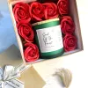 Surprise your special someone with a Scented Candle Gift Box With Bow—a Lovely Gift Of Affection that blends a Natural Scented Candle & Dried Flower Gift Box, making it the perfect Birthday Gift For Lover or a heartfelt Gift For Her.