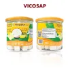 Sữa Chua Dừa Sáp Vị Trái Cây, lọ 60g, với hương vị đặc sản ngon lành, là sữa chua sấy khô cao cấp, sản phẩm từ dừa sáp, đặc sản Trà Vinh