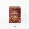 Savor the indulgent Brownie Crumble Granola—a pack of 10 cocoa-infused delights featuring nutritious grains, perfect as a diet-friendly, healthy snack or convenient meal option with its irresistible flavor and wholesome goodness
