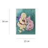 The "Babies Love Sleeping" Postcard, featuring a meaningful message about emotions and adorned with traditional folk art, is a beautifully crafted Vietnamese gift and souvenir, complete with an envelope to share the charm of Vietnamese art