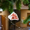 The Christmas Decoration Mosaic Kit offers various designs, including bag charms, handmade accessories, and ceramic mosaics, making it a unique gift for kids and a perfect Christmas tree ornament