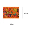 The Traditional Dong Ho Puzzle is a captivating jigsaw puzzle that connects you with Vietnamese culture, offering an intellectual and unique gift perfect as a Vietnamese keepsake or a thoughtful present