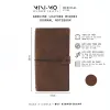 The Crazy Horse Leather Journal (22x11cm) is a genuine leather notebook featuring personalized engraving and an elegant charm, making it the perfect corporate gift or personalized gift for any occasion