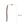 The Lotus Tassel Dangle Wooden Hair Stick enhances your hair with a touch of grace, offering a beautiful blend of traditional style and vintage charm, making it a unique gift for her