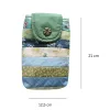The Magpie Robin Phone Bag, with its vibrant and vintage colors, is a charming handmade patchwork phone pouch, doubling as a mini crossbody bag and making it a perfect vintage handmade accessory and thoughtful gift for her