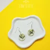 The Resin Flower Earrings are the perfect feminine accessory, handcrafted to shine with purity, making them a unique jewelry piece and an ideal Valentine's Day gift for her or Women's Day gift.