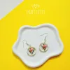 The Resin Flower Earrings are the perfect feminine accessory, handcrafted to shine with purity, making them a unique jewelry piece and an ideal Valentine's Day gift for her or Women's Day gift.