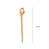 The Traditional Wooden Petal Hair Stick is a beautifully crafted artisan hair accessory, bringing rustic beauty to your hairstyle with its elegant petal-inspired design - an ideal gift for her or a thoughtful 8/3 gift for mom.
