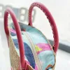 The Sayuri Lepironia Grass Bag is a hand-embroidered seagrass bag that radiates elegance on every journey—an eco-friendly fashion accessory, perfect as a gift for her or a Vietnamese souvenir