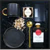 The "Charisma" Gift Box embodies the perfect gentleman's aura, featuring an essential oil gift set, a sleek ceramic teacup, a refined card holder, and delectable chocolate - a sophisticated gift for him or a thoughtful gift for your boyfriend.