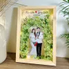 Transform cherished memories into a dreamy masterpiece with a Custom Photo With Flower Frame, blending Personalized Dried Flower Art and a Custom Photo Frame—a heartfelt Personalized Gift perfect as a Gift For Her