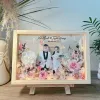 The Custom Dried Flower & Portrait Frame is a heartfelt way to cherish every beautiful memory, blending personalized dried flower art with handmade picture frames, making it a truly unique gift for her