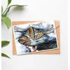 This impressive A6 Vietnam postcard, featuring artistic strokes of ethnic imprints, comes with an envelope and makes a perfect Vietnamese gift or souvenirs