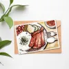 This impressive A6 Vietnam postcard, featuring artistic strokes of ethnic imprints, comes with an envelope and makes a perfect Vietnamese gift or souvenirs