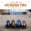 The Fire-Glazed Ceramic Spice Jar brings elegance from kitchen to dining table, crafted from premium Bat Trang ceramic, making it a perfect addition to luxury restaurant accessories and authentic Vietnamese kitchenware.