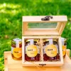 The Pure Coffee Blossom Honey Duo Gift Box blends sweetness & sophistication, featuring real honey from coffee orchards in a luxurious wooden gift box - a perfect health gift set for any occasion.