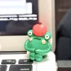 The Handmade Clay Orange-Hat Frog Figurine is a unique and humorous idea, crafted as an adorable decorative accessory and a cute clay toy, making it a charming and one-of-a-kind gift for her.