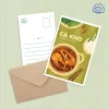 Experience Vietnamese Cuisine Postcards, where flavorful strokes meet glittering details - a unique gift and meaningful Vietnamese souvenir for food lovers