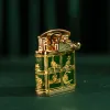 The "Cat & Box" Hand-Drawn Leather Lighter features an interesting and meaningful pattern, with options for personalized engraving and name customization, making it a perfect birthday gift for him