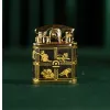 The "Cat & Box" Hand-Drawn Leather Lighter features an interesting and meaningful pattern, with options for personalized engraving and name customization, making it a perfect birthday gift for him