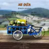 The Vietnamese Bike Vendor Magnet from the Little Vietnam Collection is a creative refrigerator magnet - an exquisite handmade gift and an impressive Vietnamese souvenir for any travel enthusiast.