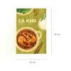 Experience Vietnamese Cuisine Postcards, where flavorful strokes meet glittering details - a unique gift and meaningful Vietnamese souvenir for food lovers