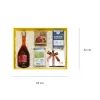 The "Reunion" Gift Box celebrates identity through flavors with apricot liquor, tea, coffee, and confectionery, elegantly curated into a luxurious gift